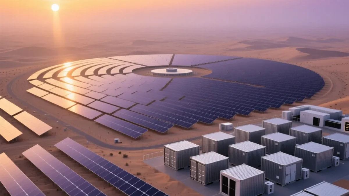 Round-the-Clock Solar Arrives: What Abu Dhabi’s 5.2 GW Masdar–EWEC Project Means for Energy Buyers